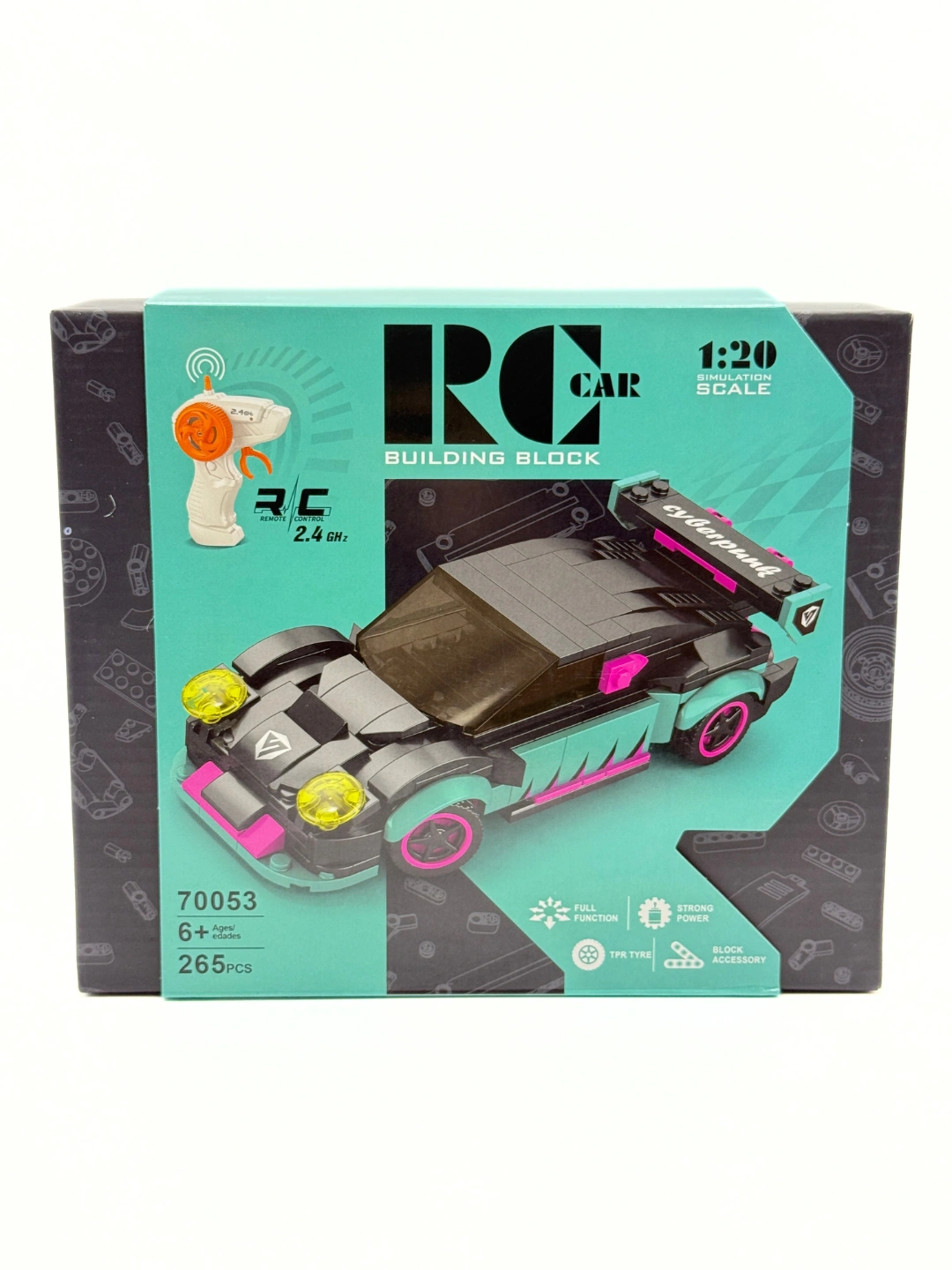 Конструктор с пультом управления racing car 70053 265pcs