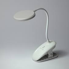 Настольная гибкая LED лампа светодиодная с прищепкой и USB разъемом