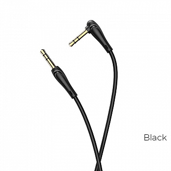 Аудио-кабель HOCO UPA14 AUX, 3.5 AUX - Jack 3,5, 2 м, черный