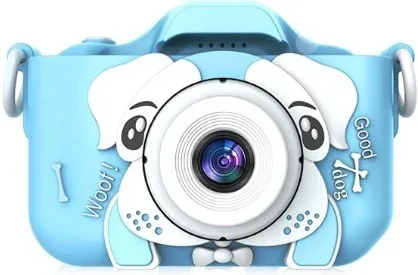 Детский цифровой фотоаппарат Children's Fun Camera Dog голубой
