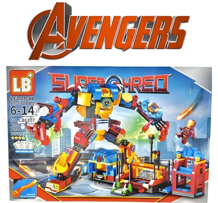 Конструктор super hero LB6107 452pcs