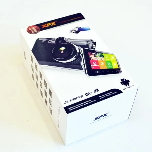 Видеорегистратор XPX ZX-577 (5", GPS навигатор, камера заднего вида)