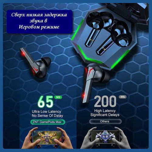 Беспроводные наушники с подсветкой TWS K33