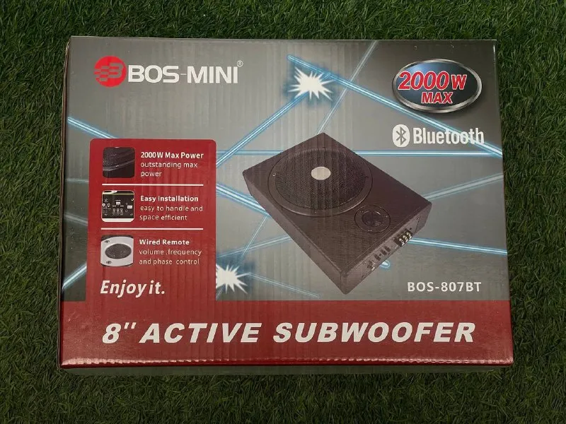 Автомобильный сабвуфер BOS-MINI BOS-807BT