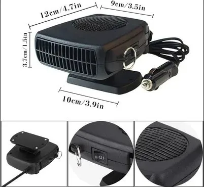 Автомобильный тепловентилятор от прикуривателя 12V