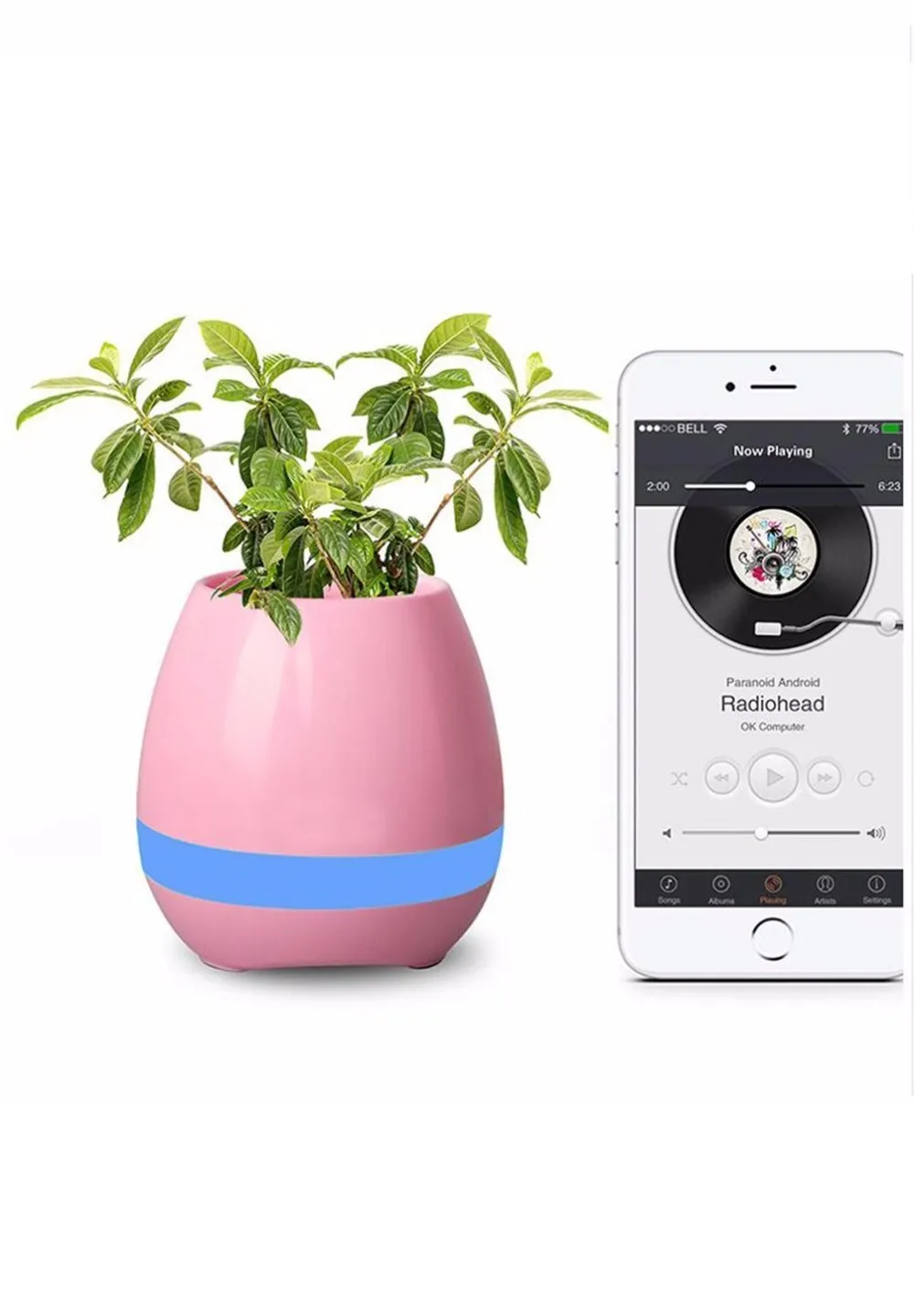 Умный музыкальный горшок для цветов Smart FlowerPot