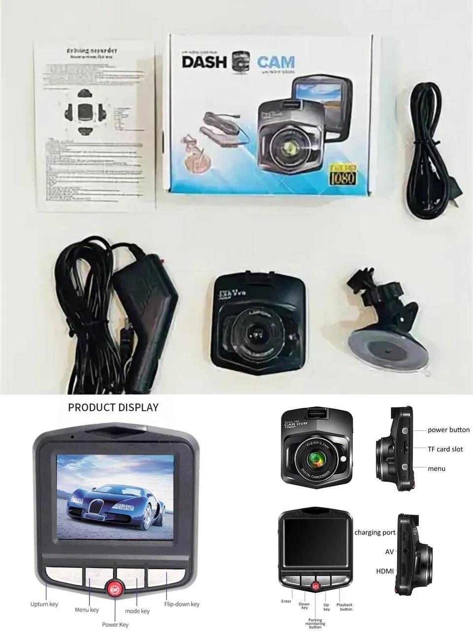 Автомобильный видеорегистратор Dash Cam