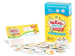 Настольная игра Читай-Хватай English Банда Умников